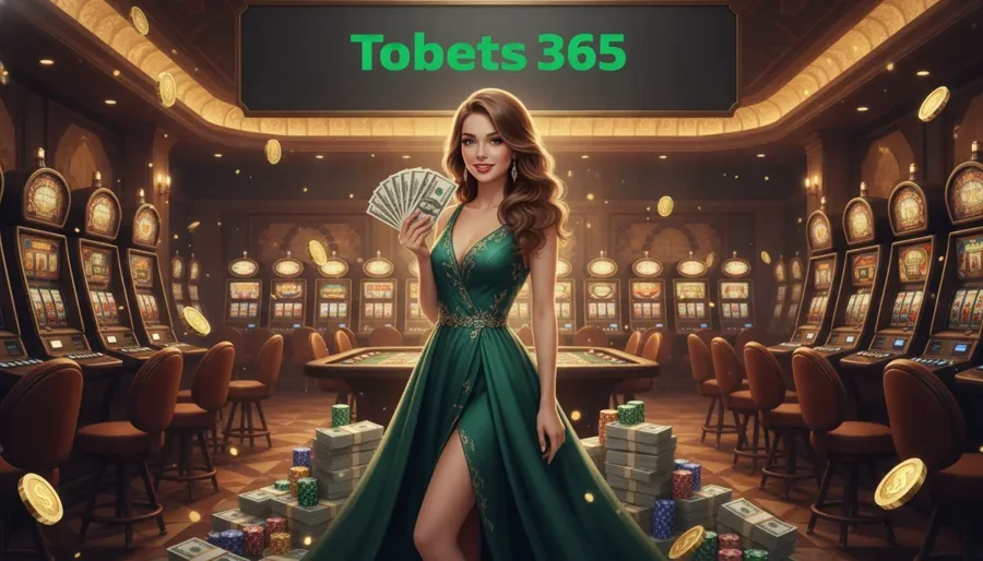 La plateforme Tobets 365 avec des machines à sous NetEnt et des widgets de paris de livres de sport